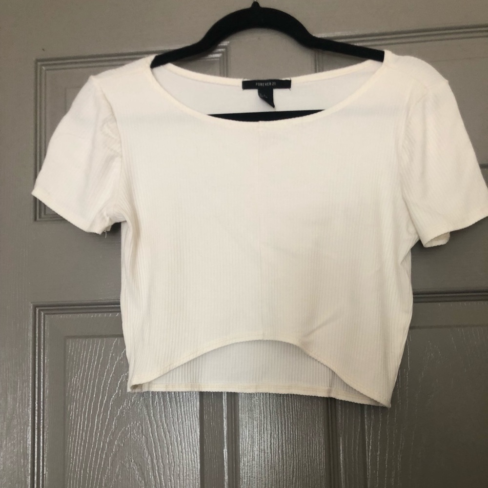 Off white crop
